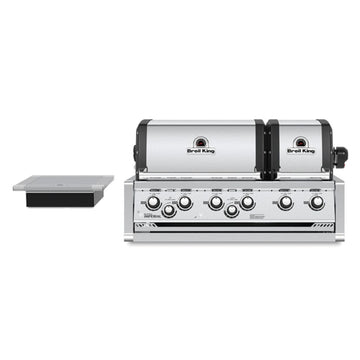 Broil King 44" 6-Burner Imperial S 690 Built-In Gas Grill w/ Side Burner & Rear Rotisserie Burner
