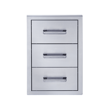 Broilmaster 26" x 18" Stainless Steel Built-In Triple Drawer