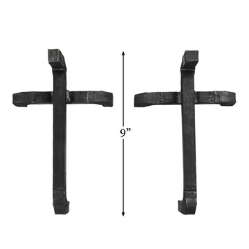 Buck Stove 9" Firedogs Set for Model 26000 Wood Stoves: MF-260450