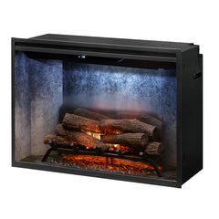 Dimplex 36" Revillusion  Electric Firebox with Weathered Concrete Backer - RBF36WC - Fireplace Choice