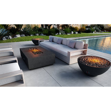 Firegear 30" Sanctuary 3 Gas Fire Bowl with Spark Ignition Burner System - SAN3-26DBSTMSI-N