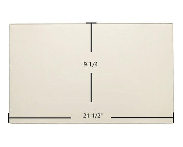 Gibraltar 21 1/2" x 9 1/4" Glass