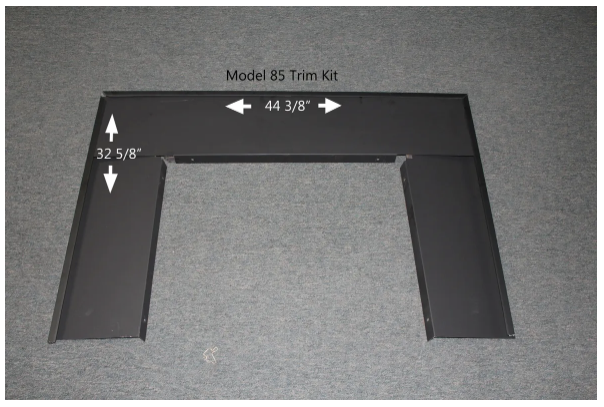 Buck Stove Standard Trim Kit, Black - PO 85STKBR-BLK