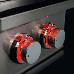 True Flame Stainless Steel Propane Gas Double Side Burner