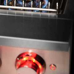 True Flame Stainless Steel Propane Gas Double Side Burner