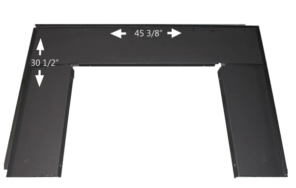 Buck Stove Standard Trim (black only) - PO 384STKBR-BLK
