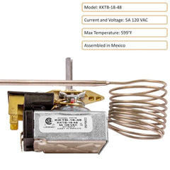 Robertshaw KKTB-18-48 thermostat with 48 inch capillary tube