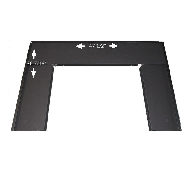 Buck Gas Stove Trim Kits - Oversize - top (47-1/2