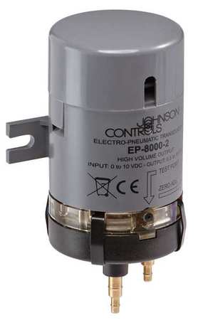 Johnson Controls EP-8000-2 Electronic Pneumatic Transducer,  5/32 in or 1/4 in Barb