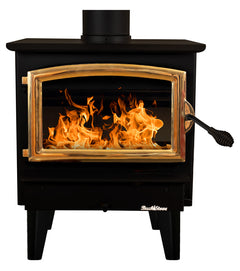 Buck Stove Model 21 Non-Catalytic Wood Stove - Gold door