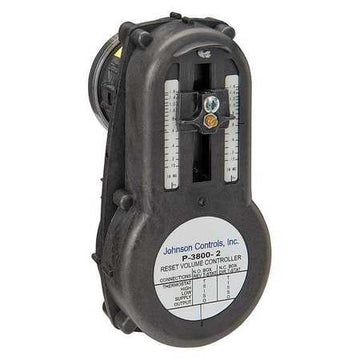 Johnson Controls P-3800-2 Reset Volume Controller,  Black,  Direct Acting and Reverse Acting