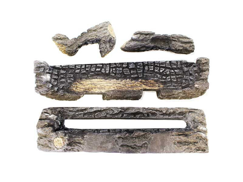 Buck Gas Stove Logset (Fiber, 4 pieces) for Models 34, 36, 329 - PO C-3329