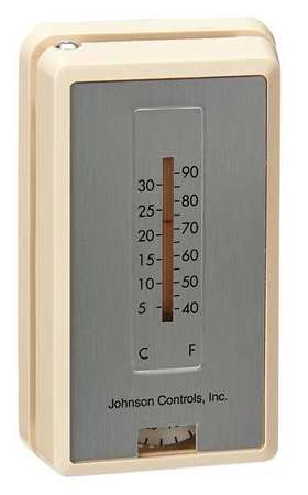 Johnson Controls T-4100-1 Pneumatic Thermostat,  Single Temperature,  Heating and Cooling,  1 Pipe Default Title