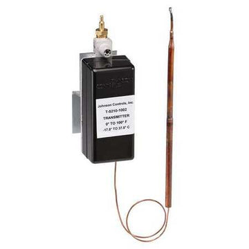 Johnson Controls T-5210-1001 Pneumatic Temperature Transmitter,  3 to 15 psi