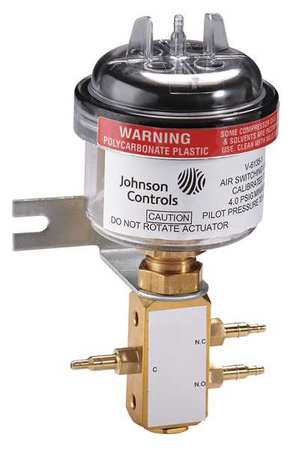 Johnson Controls V-6135-1 Air Switching Valve,  1/4 in Barb,  2 to 4 psi Default Title