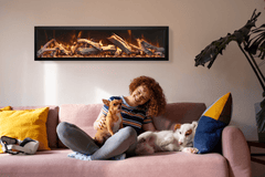 Amantii Panorama Deep Full View 60" Indoor/Outdoor Electric Fireplace - BI-60-DEEP-OD