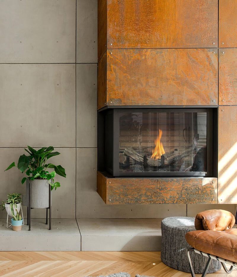 Montigo H38 Full Load Left Corner Natural Gas Fireplace (H38CLNI-2)
