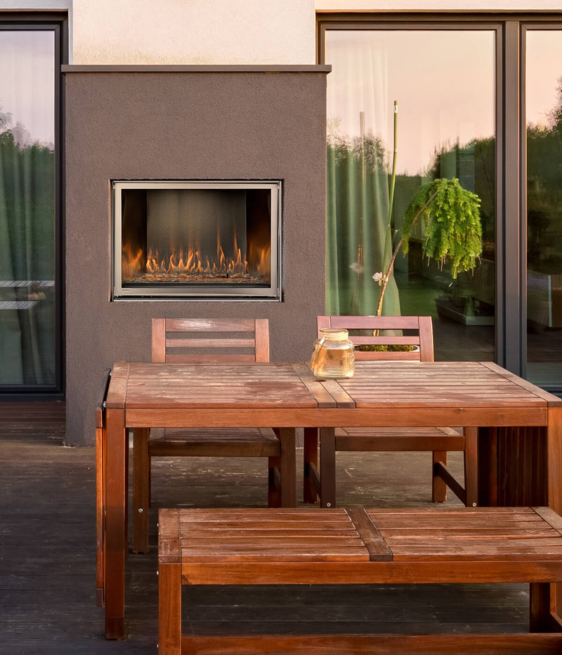 Montigo H38 Outdoor Linear Natural Gas Fireplace (HL38VONE)