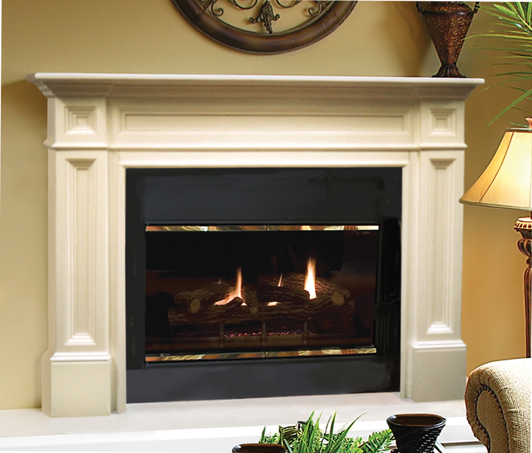 Pearl Mantels 140 Classique Fireplace Mantel - Unfinished - Fireplace Choice