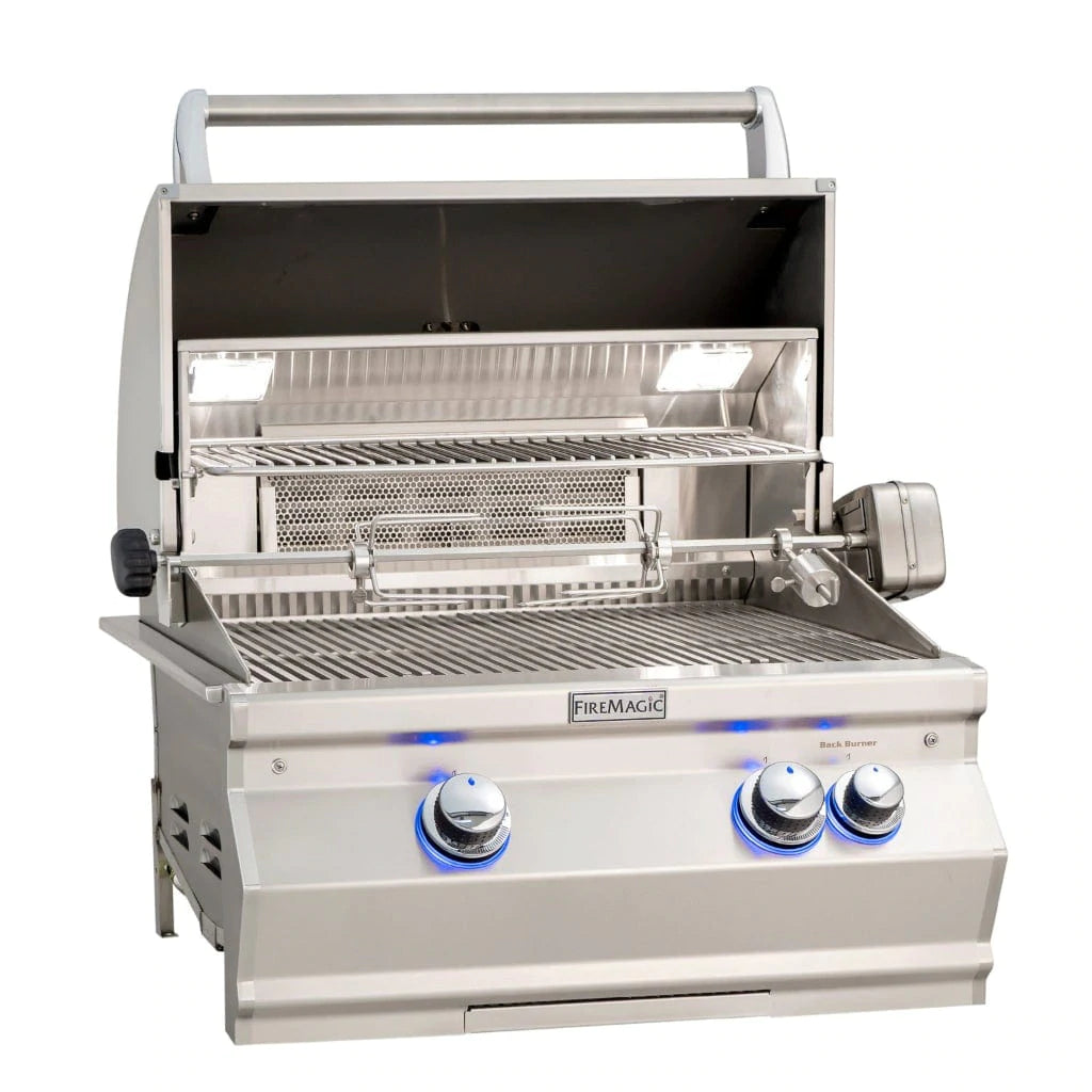 fire-magic-aurora-a430i-24-inch-built-in-grill-with-rotis-and-analog-thermometer 2