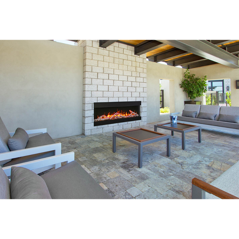 Remii 30″ BAY-SLIM Series 3 Sided Glass Electric Fireplace - 30-BAY-SLIM - Fireplace Choice