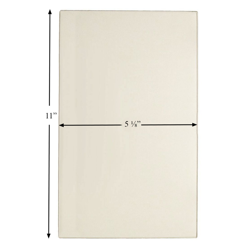 Quadra-Fire Classic Bay CB1200 Side Glass Assembly, 11" x 5 1/8" 510-5410-AMP