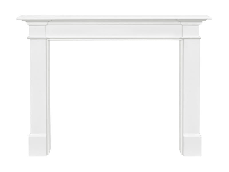 Pearl Mantels 535 Radford MDF Mantel Surround in White Finish - 550-48 - Fireplace Choice