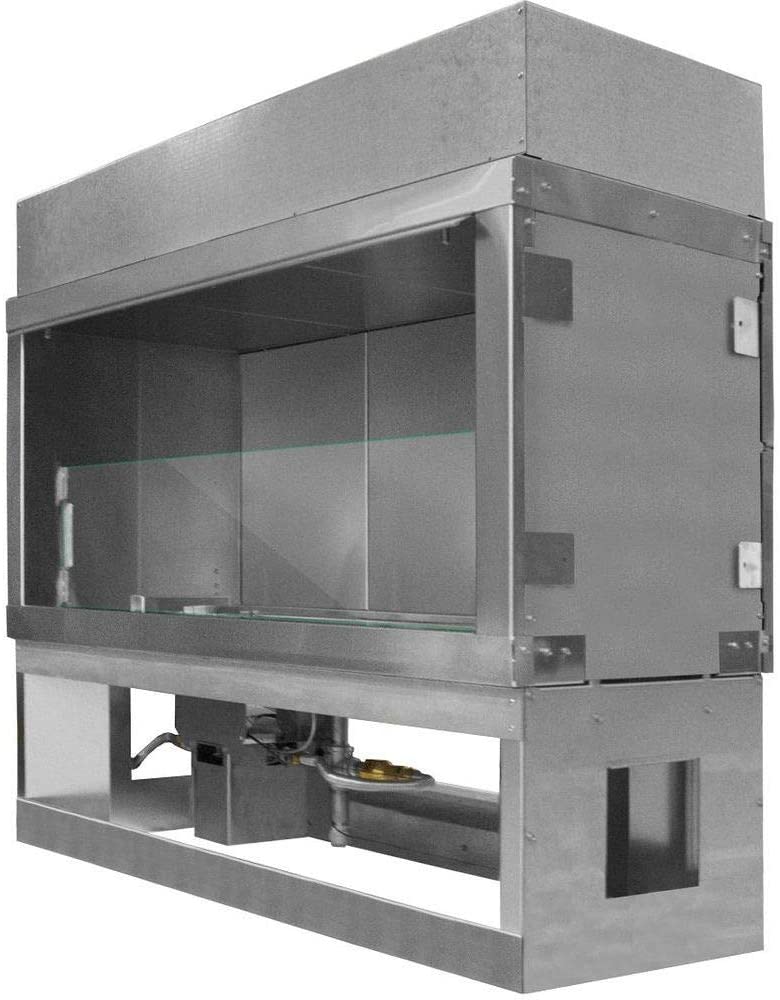 Firegear 48-Inch Outdoor Kalea Bay Non-LED Linear Fireplace - OFP-48LECO - Dimensions