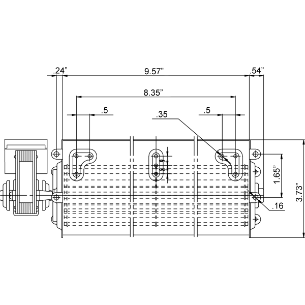 Lennox Blower For Gas Fireplaces, FBK-250-BLOWER-ONLY-AMP - Close-Up