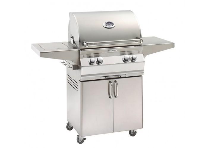 fire-magic-a430s-24-portable-gas-grill-with-side-burner-analog-thermometer 1