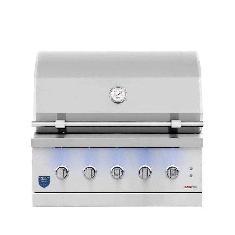 Summerset American Made Grills by Encore Series 36" 5-Burner Built-In Hybrid Grill