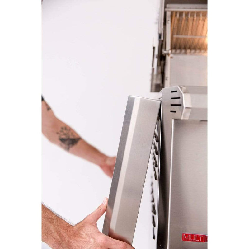 Summerset American Made Grills by Encore Series 36" 5-Burner Freestanding Hybrid Grill - Close-Up