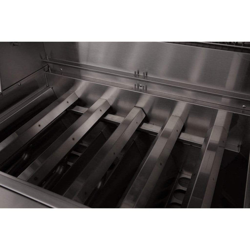 Summerset American Made Grills by Encore Series 54" 8-Burner Built-In Hybrid Grill - Components View