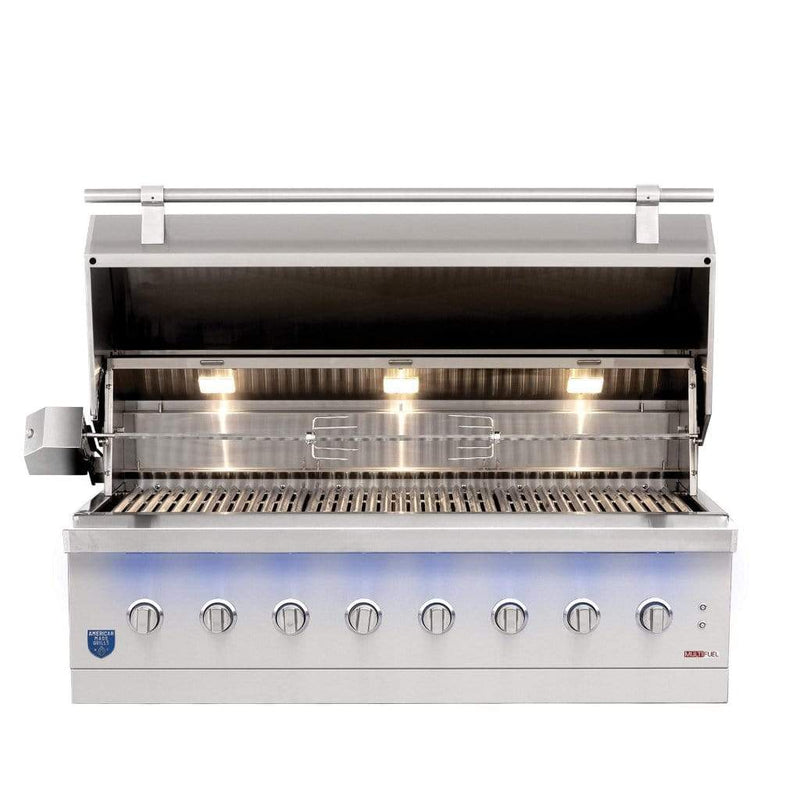 Summerset American Made Grills by Encore Series 54" 8-Burner Built-In Hybrid Grill - Alternate View