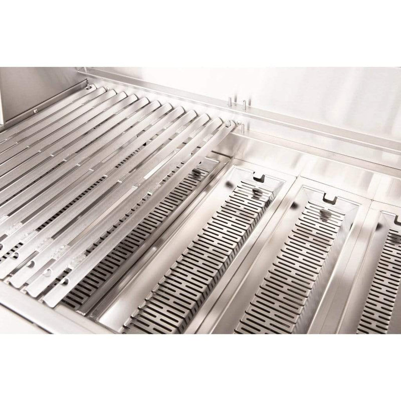 Summerset American Made Grills by Encore Series 54" 8-Burner Built-In Hybrid Grill - Close-Up
