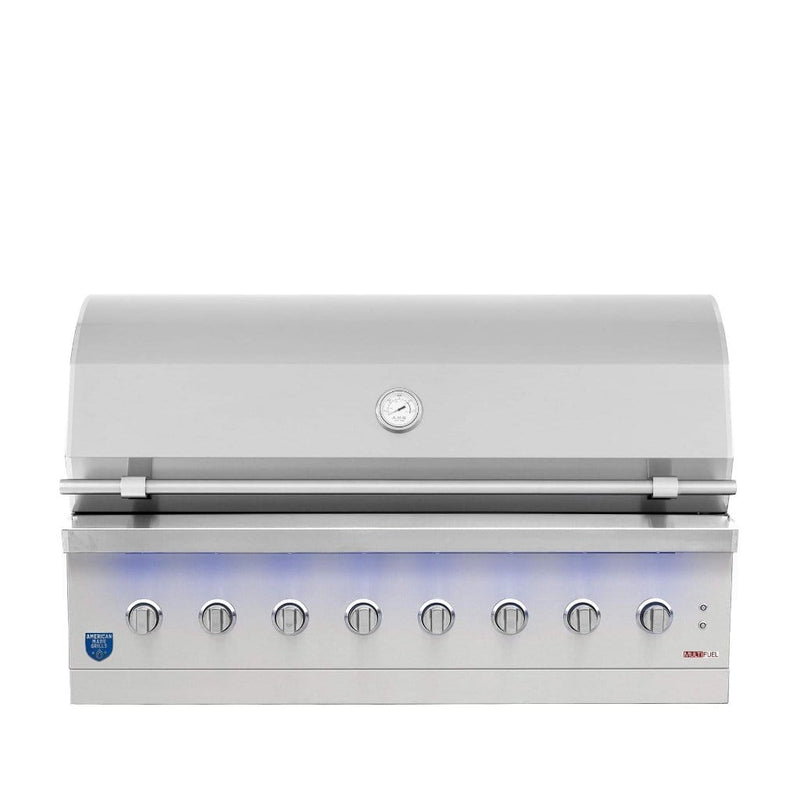 Summerset American Made Grills by Encore Series 54" 8-Burner Built-In Hybrid Grill