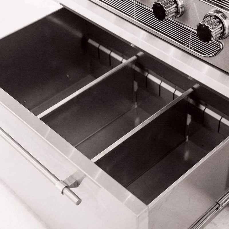 Summerset American Made Grills by Large Storage Drawer with Encore & Muscle Handles - Detail View