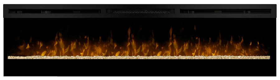 Dimplex Galveston 74" Linear Electric Fireplace with Glass Ember Bed - BLF74 - Discontinued - Fireplace Choice