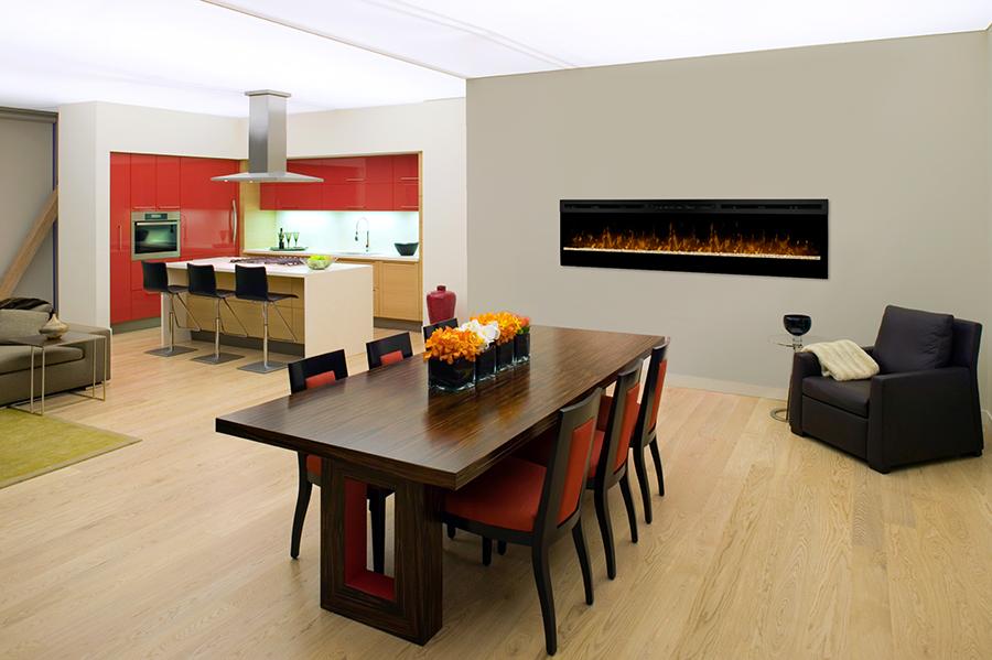 Dimplex Galveston 74" Linear Electric Fireplace with Glass Ember Bed - BLF74 - Discontinued - Fireplace Choice