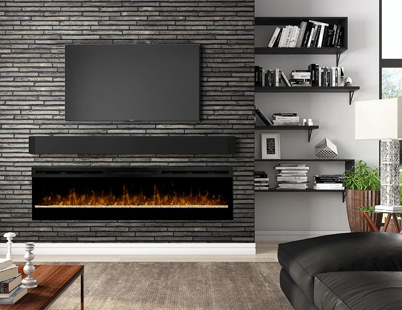 Dimplex Galveston 74" Linear Electric Fireplace with Glass Ember Bed - BLF74 - Discontinued - Fireplace Choice