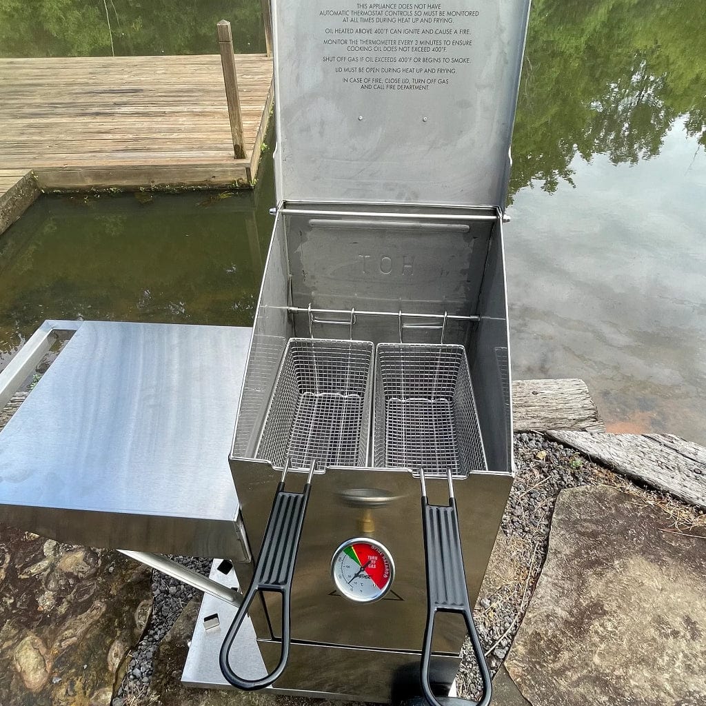 Bayou Classic 4-Gallon Bayou Stainless Steel Outdoor Propane