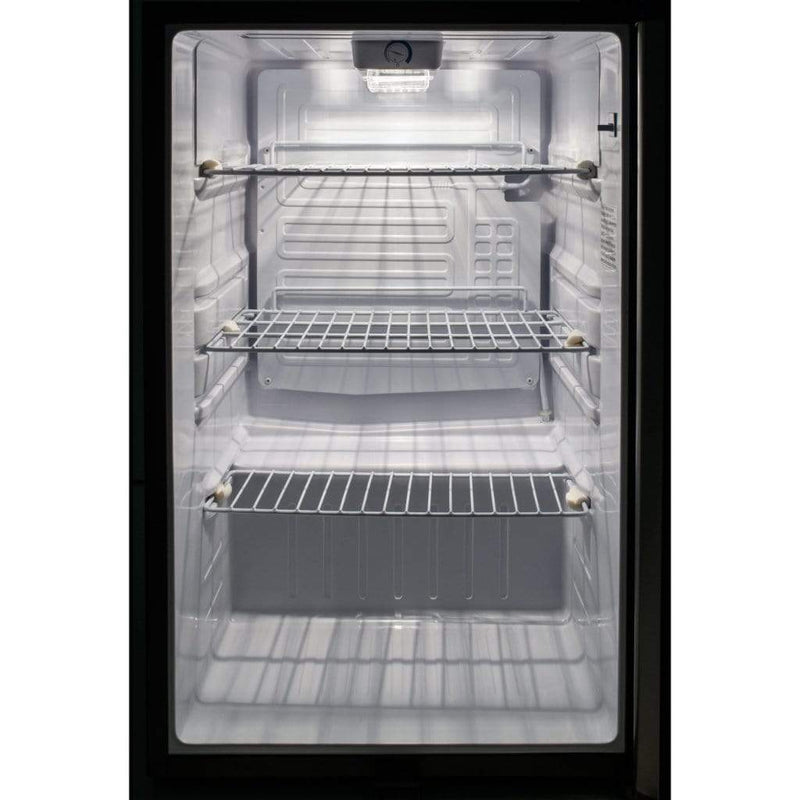 Blaze 20" 4.4 Cu. Ft. Outdoor Compact Refrigerator with Recessed Handle - Side View
