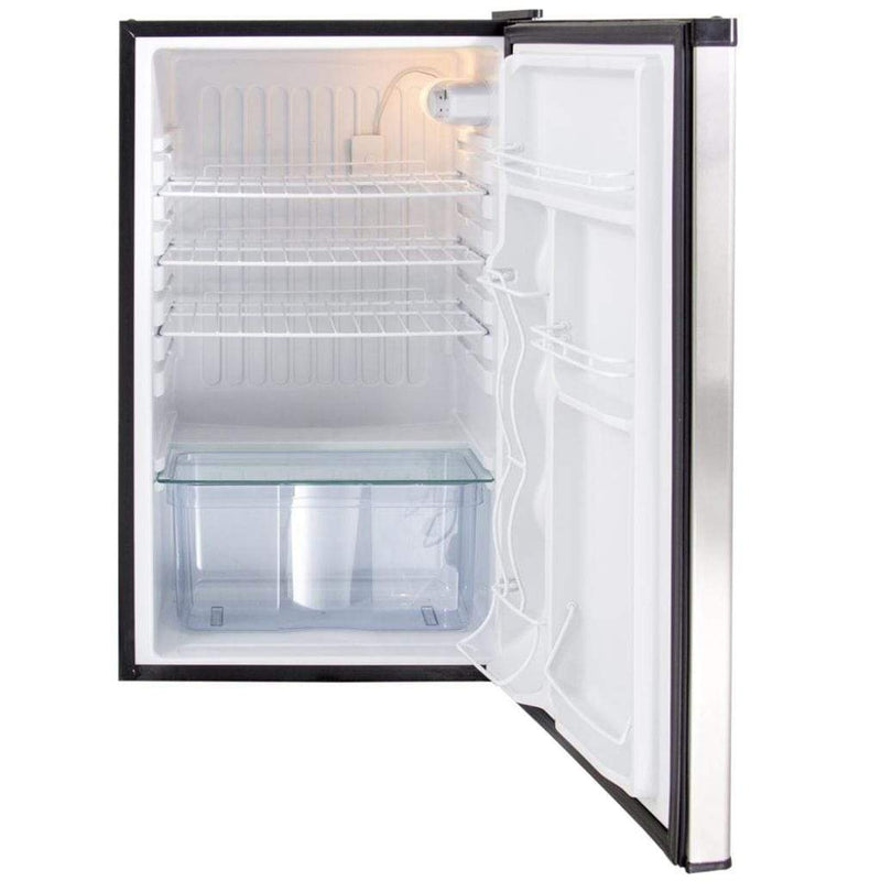 Blaze 20" Stainless Front Refrigerator 4.5 CU. FT. - Side View