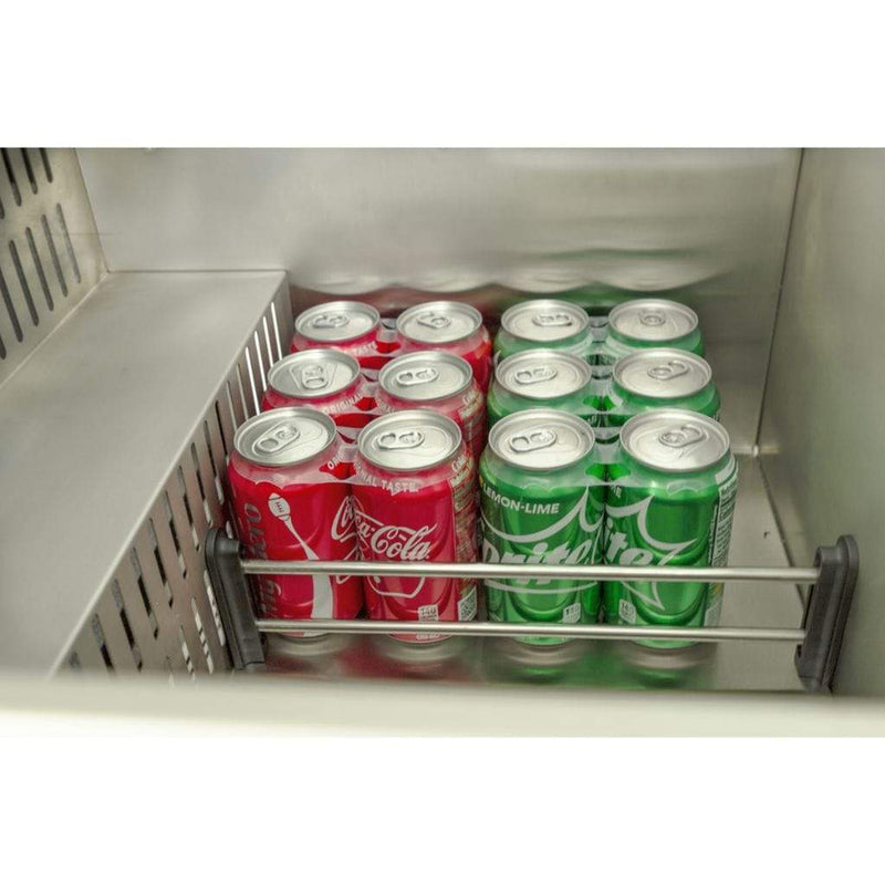 Blaze 23.5" Outdoor Rated Stainless Steel Double Drawer 5.1 Cu. Ft. Refrigerator - Additional View