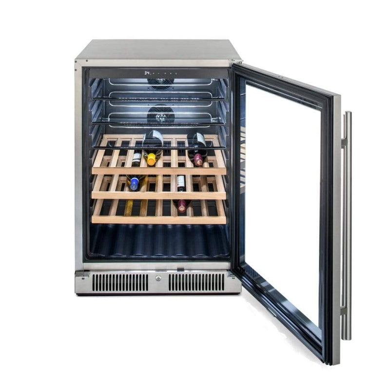 Blaze 24" 5.5 Cu. Ft. Outdoor Rated Glass Door Beverage Cooler - Components View
