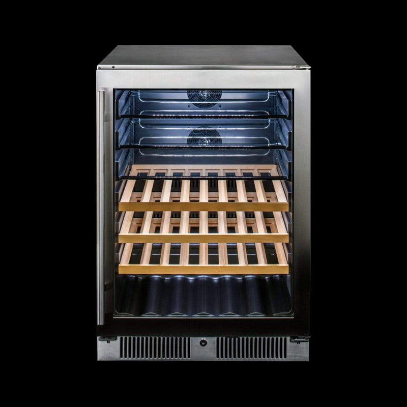 Blaze 24" 5.5 Cu. Ft. Outdoor Rated Glass Door Beverage Cooler - Alternate View