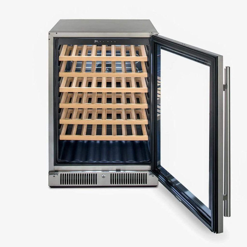 Blaze 24" 5.5 Cu. Ft. Outdoor Rated Glass Door Beverage Cooler - Dimensions