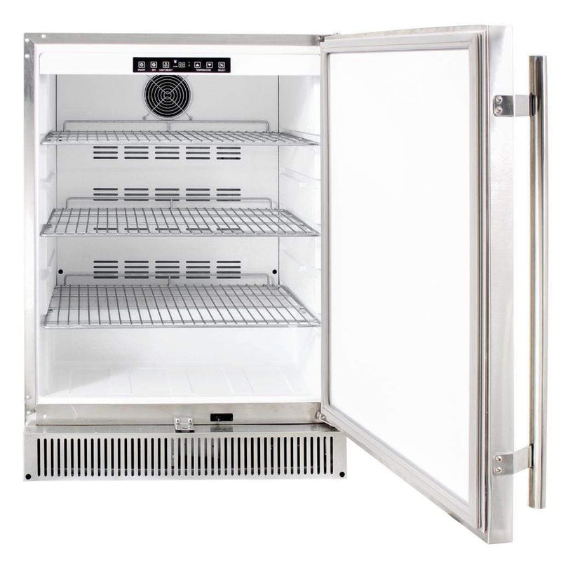 Blaze 24" Outdoor Rated Stainless Refrigerator 5.2 Cu Ft. - Detail View