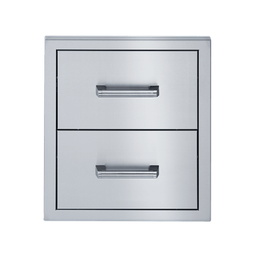 Broilmaster 22" x 20" Stainless Steel Built-In Double Drawer