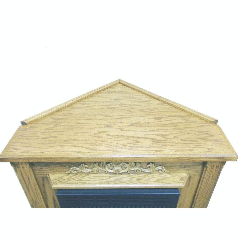 Buck Stove Classic Corner Mantel Accessory for Model 34, Model 329, Model 384 Gas Stove - Detail View